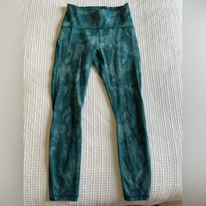 Lululemon leggings with mesh detail